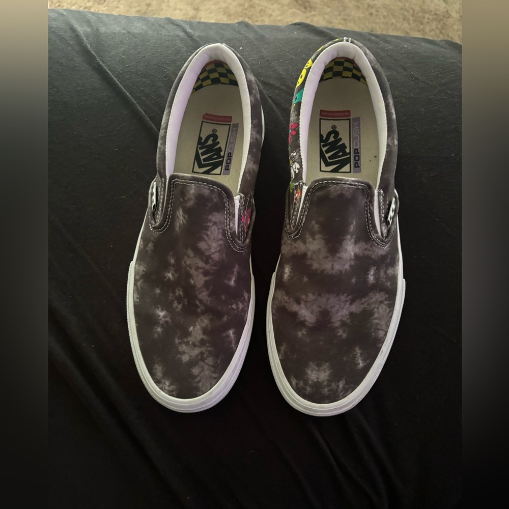 Popcush slip on vans size 10